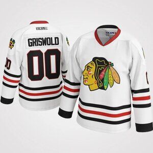99 JERSEY - EWAY CLARK GRISWOLD #00 CHRISTMAS VACATION HOCKEY JERSEY - 5XL NWT